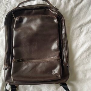 Simply Noelle Classic Brown Leather Traveler's Backpack